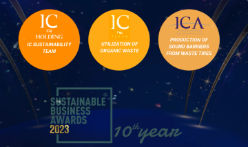 IC Holding and Group Companies are in the finals of the “Sustainable Business Awards” with 3 projects!